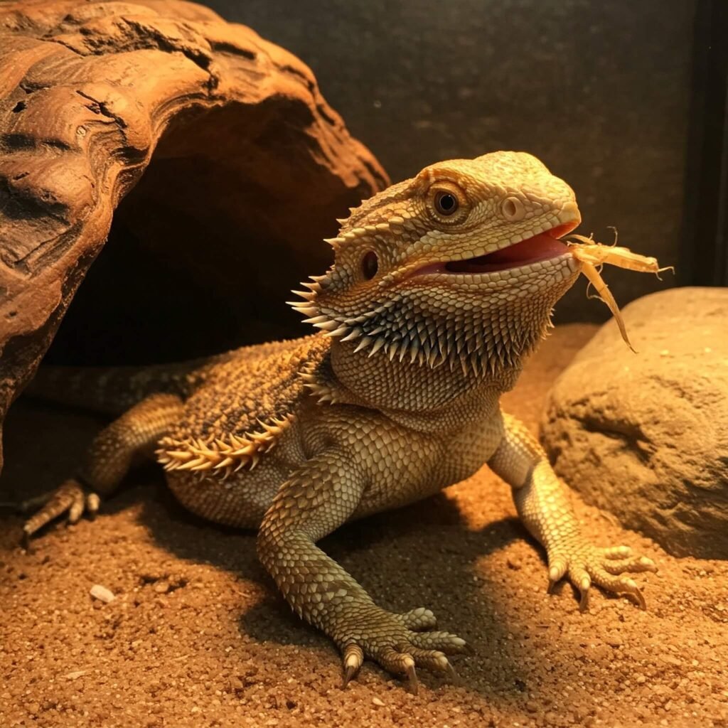 Alert Bearded Dragon